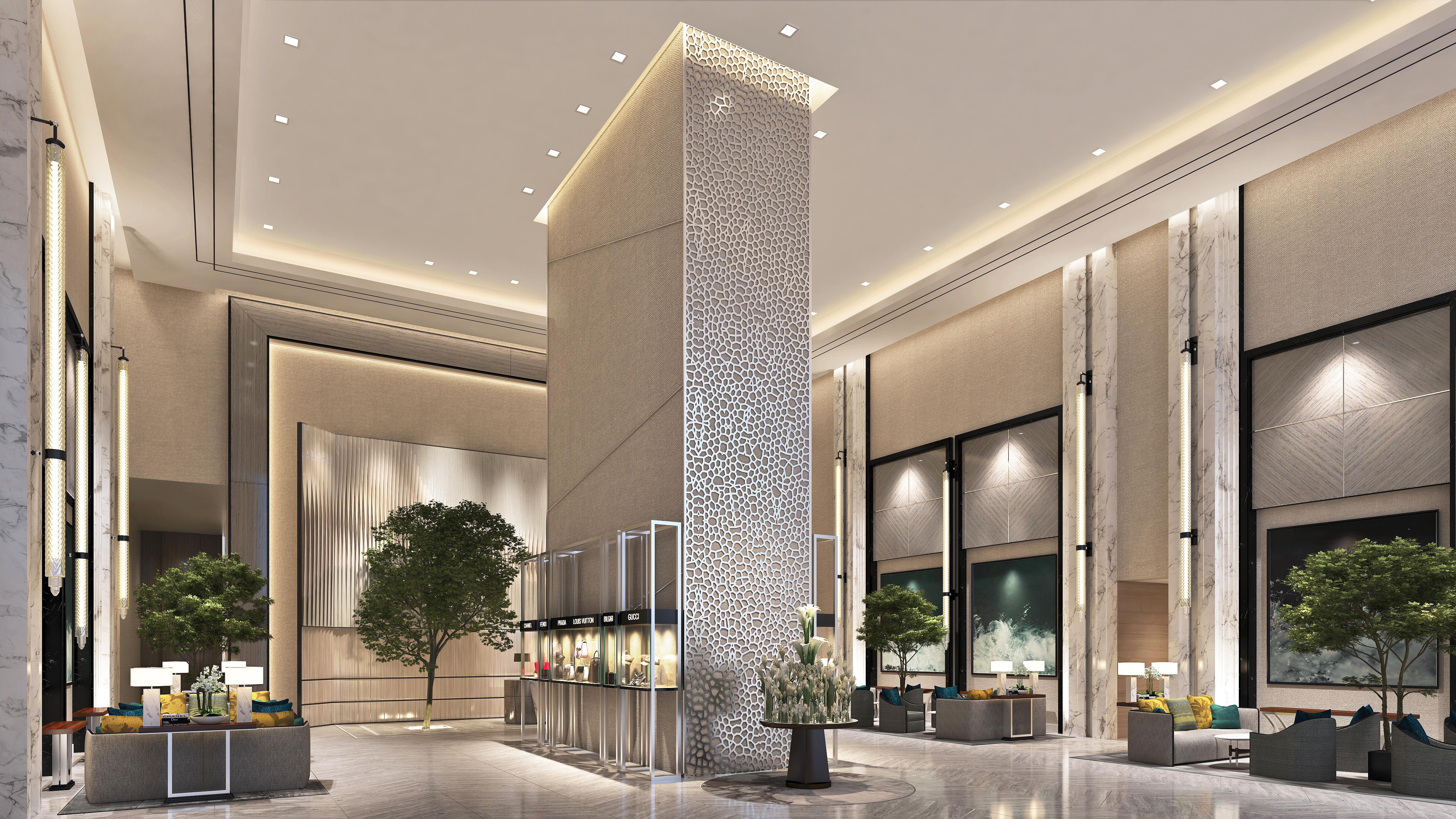 Address Dubai Mall Hotel Luaran gambar The lobby of the hotel