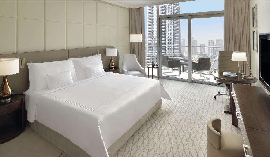 Address Dubai Mall Hotel Bilik gambar A guest room at the hotel