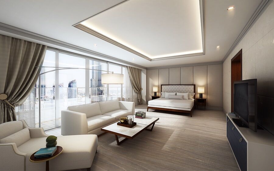 Address Dubai Mall Luaran gambar A bedroom