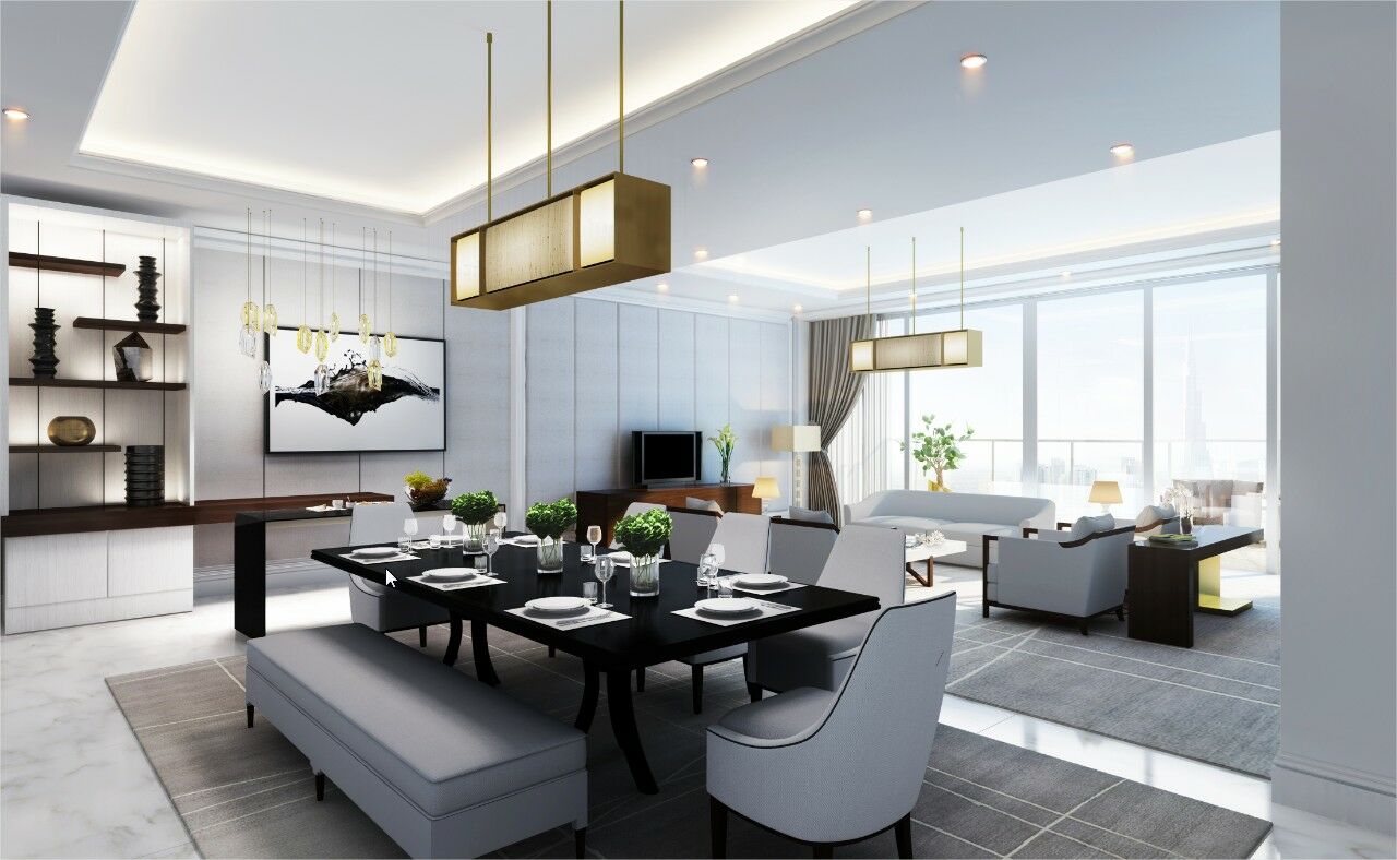 Address Dubai Mall Luaran gambar 3D interior rendering