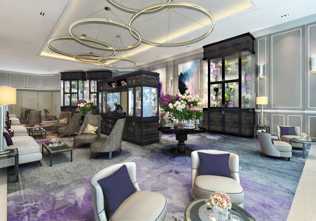 Address Dubai Mall Luaran gambar The lobby of the hotel