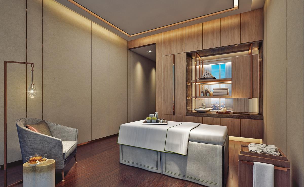 Address Dubai Mall Luaran gambar A treatment room at the spa